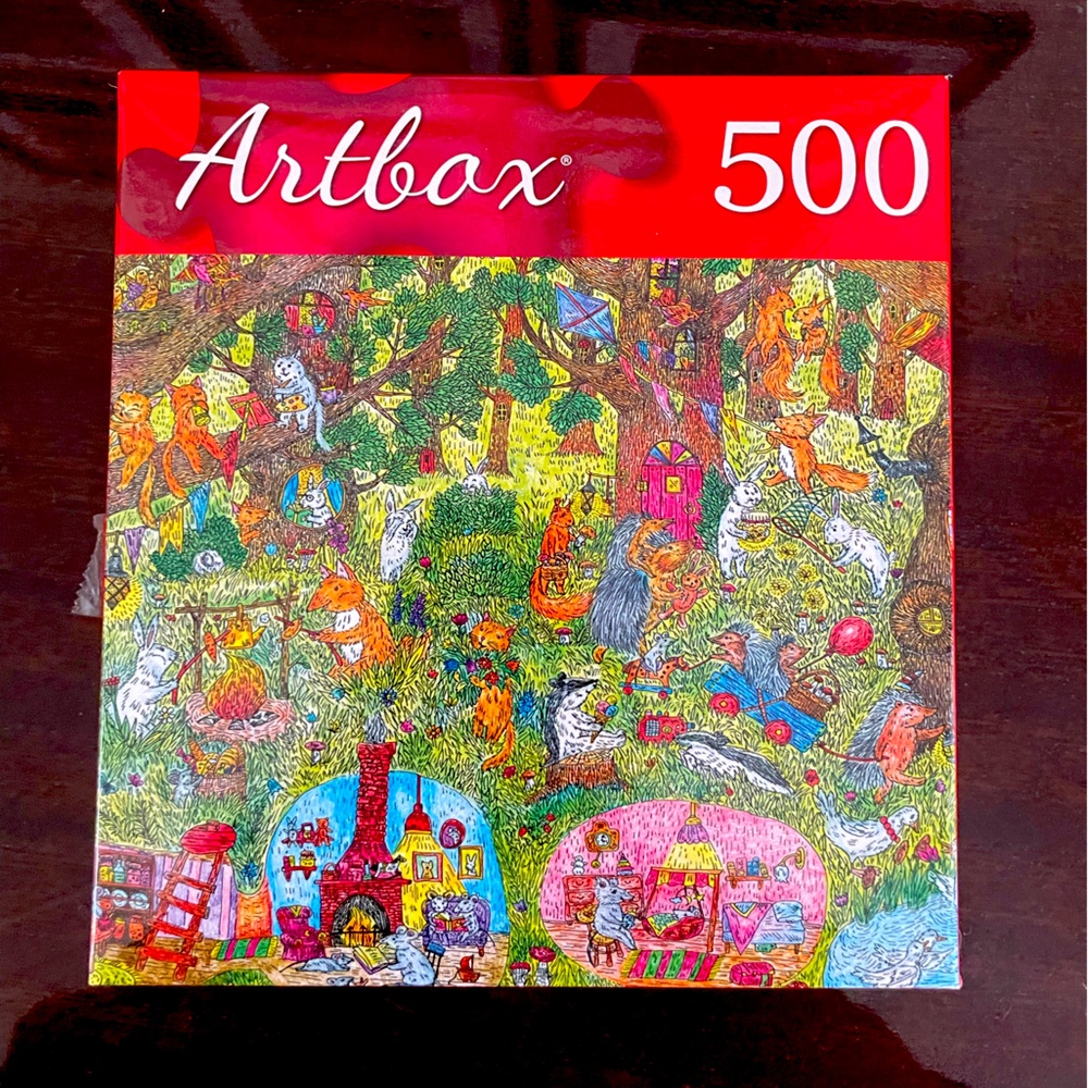 500 piece fun forest puzzle